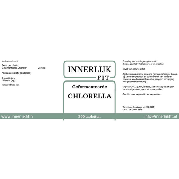 Chlorella 200 tab - Afbeelding 2
