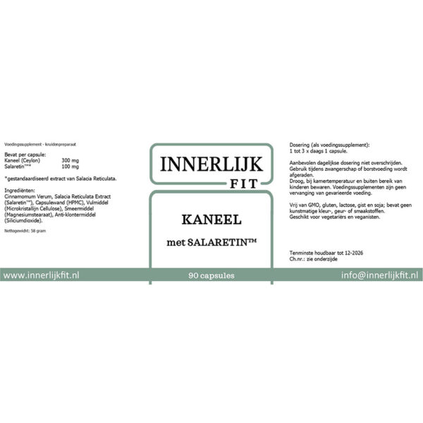 Kaneel 90 cap - Afbeelding 2