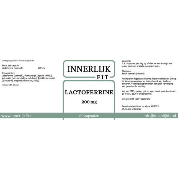 lactoferrine 60 cap - Afbeelding 2